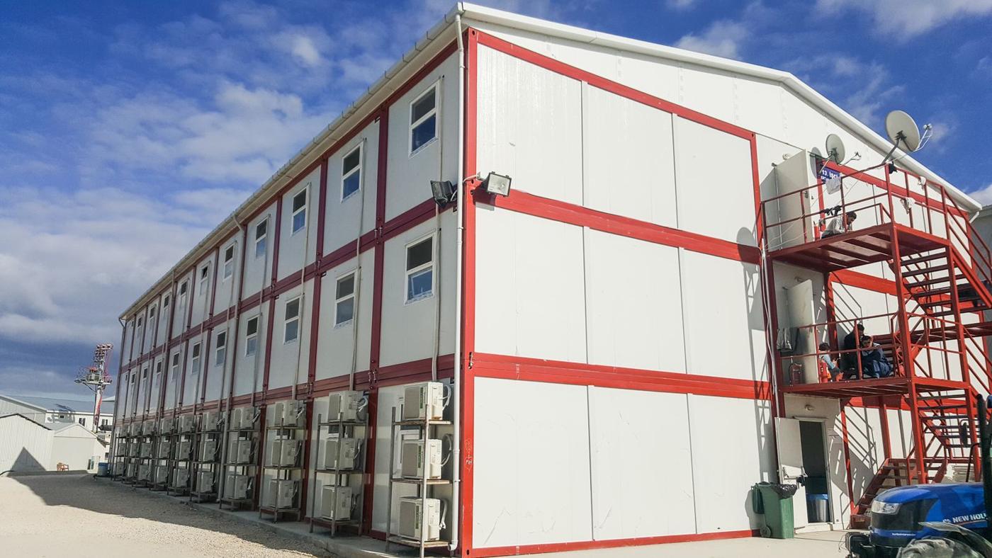 Şehir Hastanesi 3 Katlı Konteyner Yatakhane